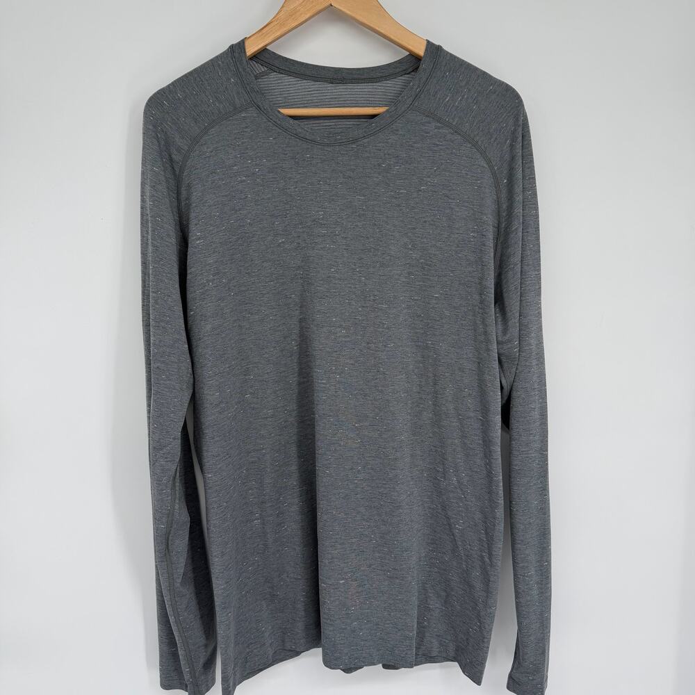 Lululemon Metal Vent Tech Long Sleeve Men's XL Gray Active Workout Running